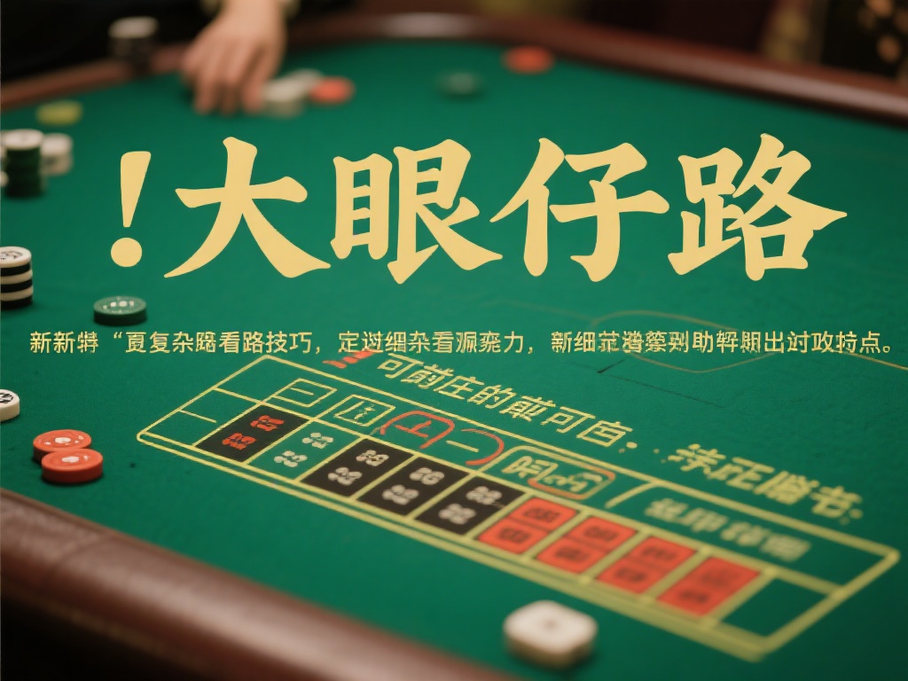 百家乐入门全解析:教你看路技巧,轻松掌握胜利秘诀 “大眼仔路”是一种更为复杂的看路技巧。它是在“大路