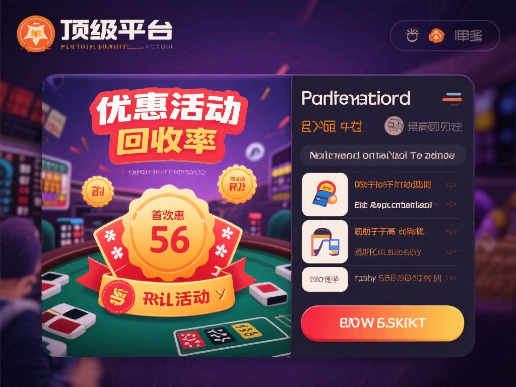 优惠活动与回报率：顶级平台通常包含首存优惠、返利活
