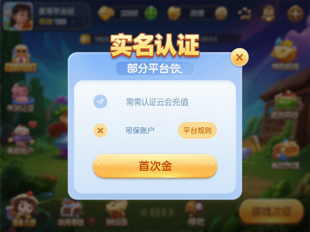 实名认证与充值：部分平台会需要实名认证，以确保账户