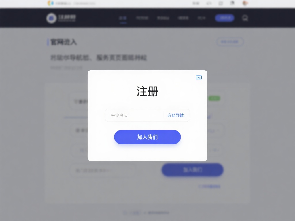 找到注册入口
在官网主页上，一般会标注“注册”或