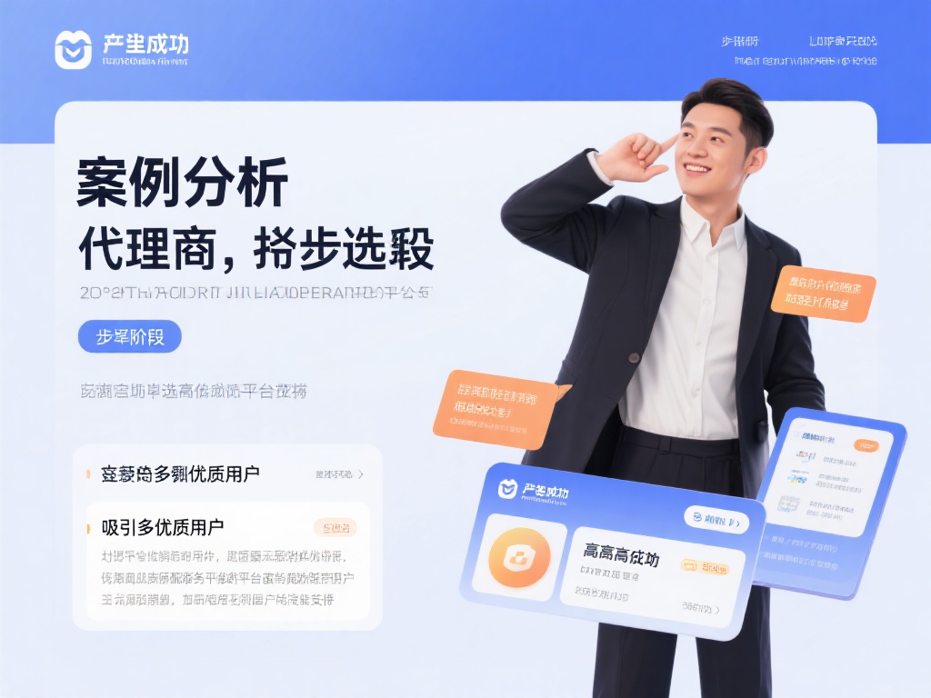 案例分析：某位成功代理商在起步阶段选择了一家高信誉