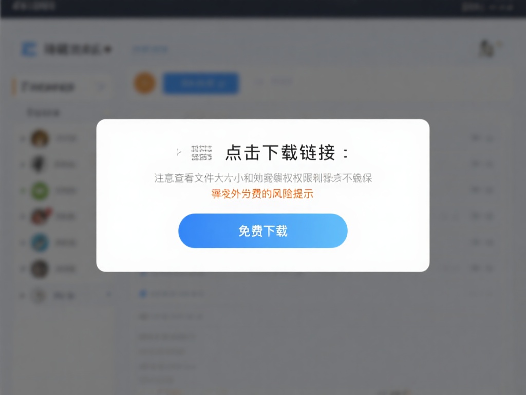 点击下载链接：在明确页面后找到“免费下载”按钮，并