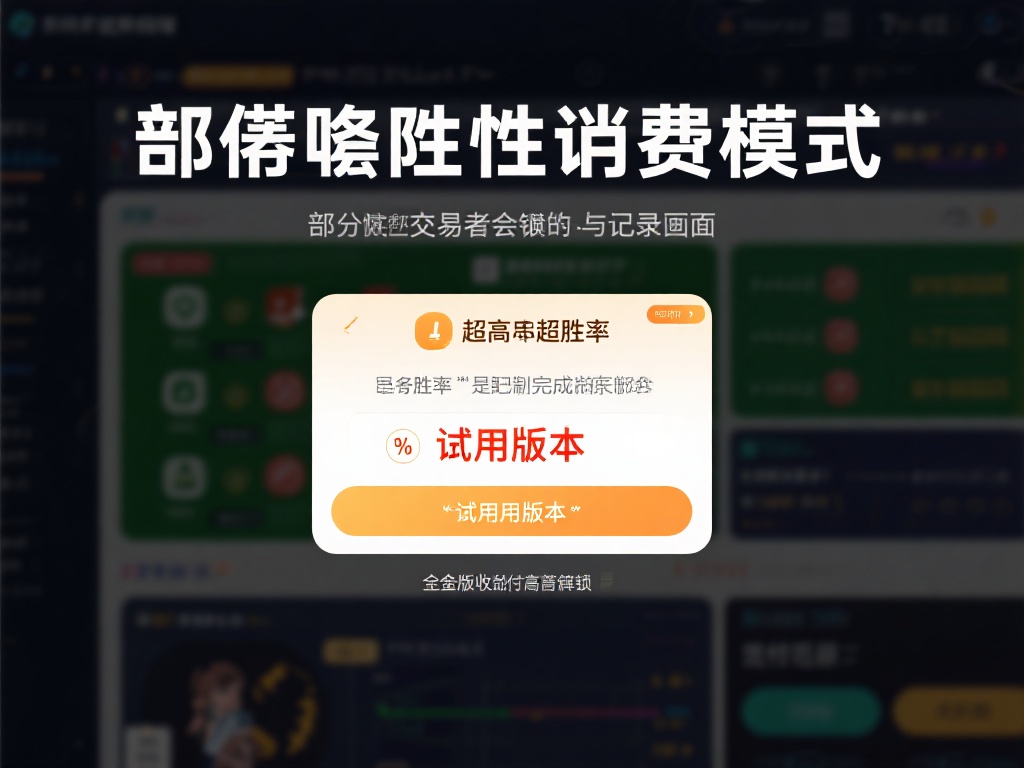 附带依赖性收费模式：部分交易者会提供“试用版本”，