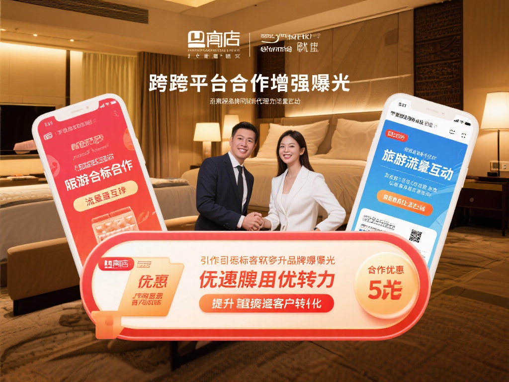 跨平台合作增强曝光
与其他品牌或代理合作，形成资