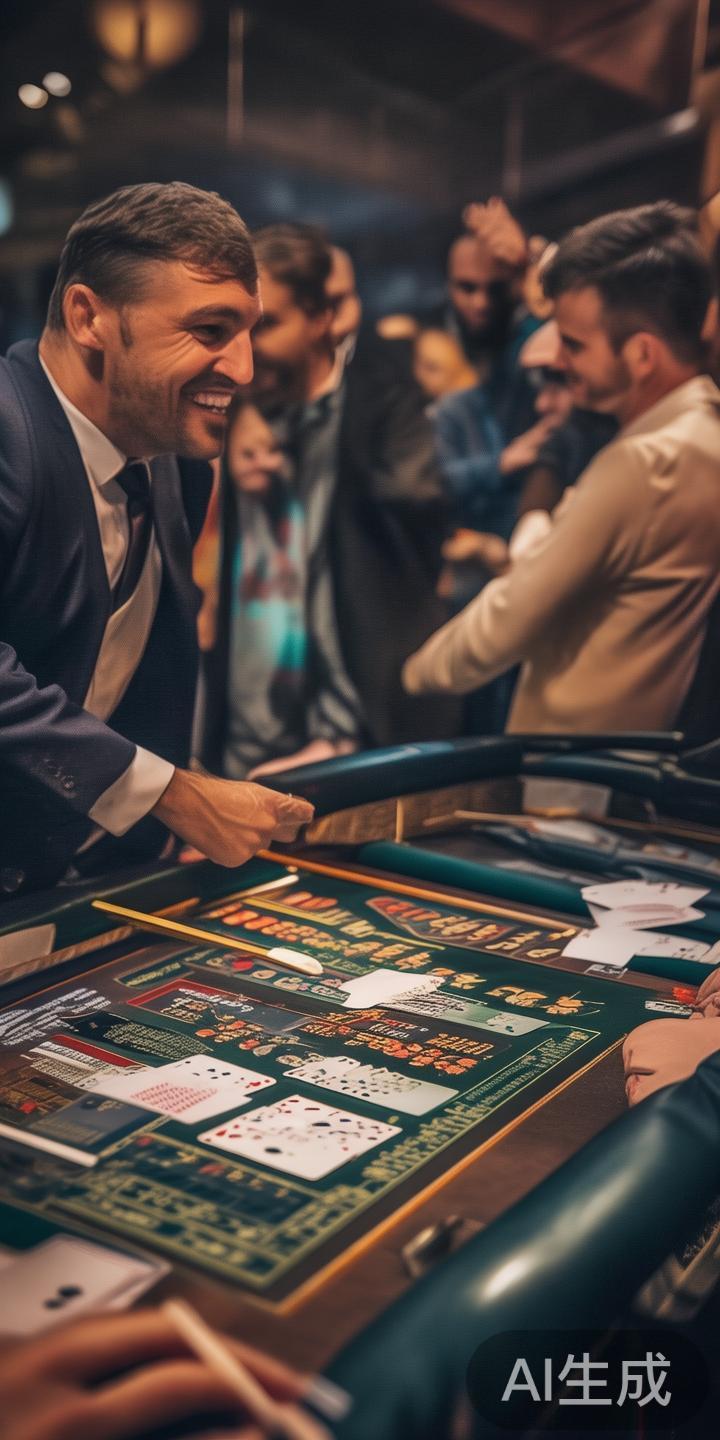 牌局结束后，比较两方点数，点数较高的一方获胜。若出