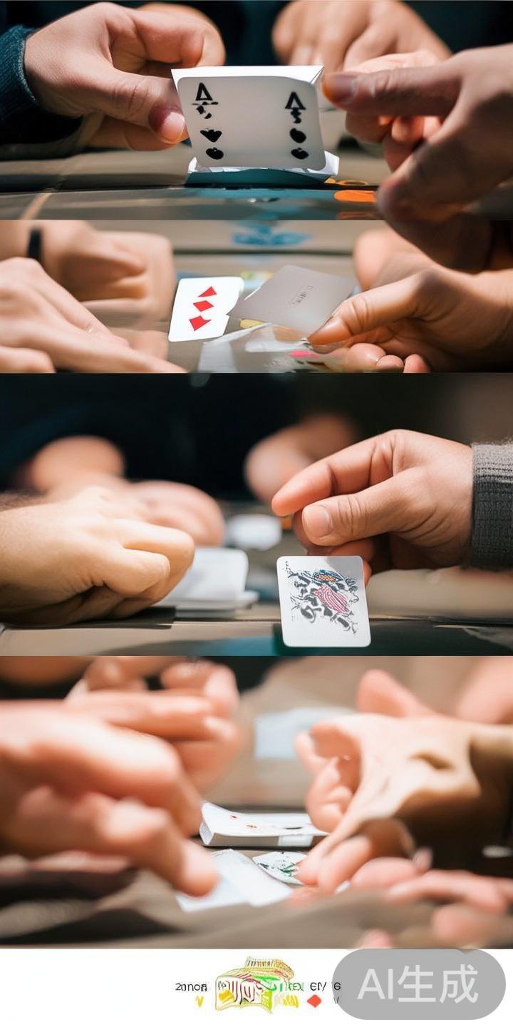 点数计算：牌面的点数之和决定了胜负。其中，A代表1