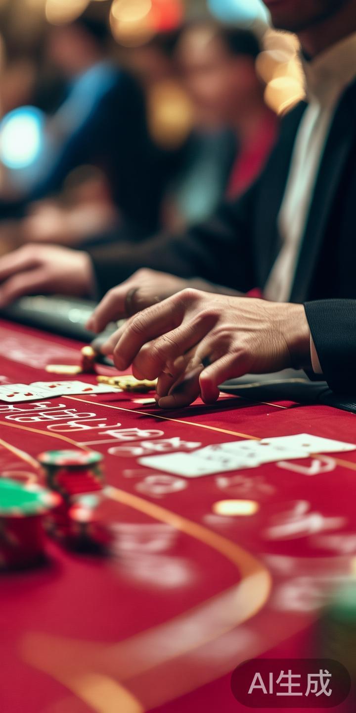 在赌场游戏中，百家乐凭借其简洁的规则和高趣味性，成